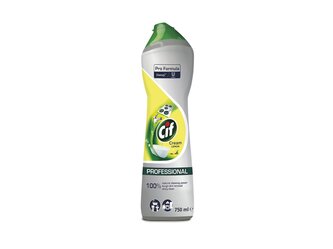 101104135_Cif Professional Cremă De Curățat Non-Abrazivă Lemon_0.75L - Cremă De Curățat cu microparticule naturale