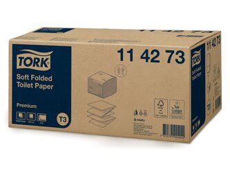 114273_Hârtie igienică Tork Soft pliată