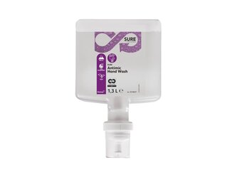 101109477_SURE Antimic Hand Wash 1.3L-Săpun antibacterian pentru mâini fără parfum și coloranți