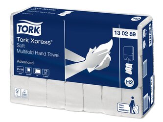 130289_Tork prosoape pentru mâini Xpress® Soft Multifold Advanced 2 straturi Z