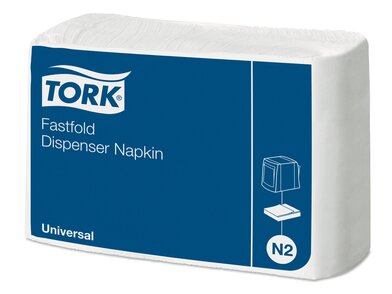 10933_Tork șervețele de masă pentru dozator albe Fastfold