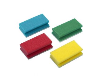 7515480_Burete TASKI Non Abraziv 10Buc-14x8cm-Albastru